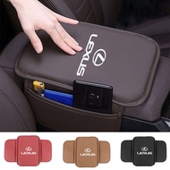 Box Height Pad Universal Leather Cushion with Pocket Central Memory Cotton Elbow Support Armrest Sto