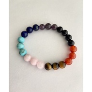 7 Chakra 8mm bracelet