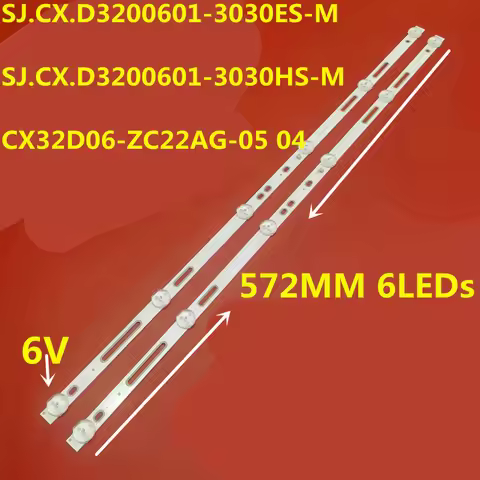 20PCS LED Backlight Strip For HL-00320A30-0601S-03 HL-00320A30-0601S-07 A1 H32D7100E H32D7000E LED32