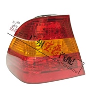 ไฟเบรกหัวเข็มขัดสำหรับ BMW 3 Series E46 ไฟเบรก 318 ไฟเบรก 325 ครอบไฟเบรกหลังคารถ รถยนต์ เลนซ์ไฟเลี้ย