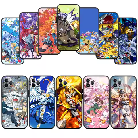 IW10 D-Digimons Phone Case for Samsung Galaxy S20 S21 S22 Ultra FE + Plus A21S A22 A24 A25 A26 A30 A