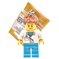 LEGO LED 鑰匙圈 樂高 城市系列 男醫生  KE184  1個