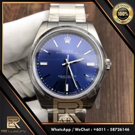 [TOP QUALITY] 0YSTER PERPETUAL 39MM 114300 BLUE DIAL MEN WATCH LUXURY AUTOMATIC JAM TANGAN LELAKI