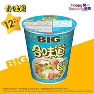 合味道 - 12個 - 合味道杯麵 大杯裝 海鮮味杯麵 Cup Noodles Big Cup Seafood Flavour (100g x12)