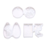 【Ready Stock】Ocean Island Pendant Resin Molds Silicone Molds Jewelry Making Epoxy Resin Molds for Pendant Necklace Resin Crafts DIY