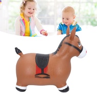 Bouncy Hopping Horse Inflatable Jumping Animal Ride On Toy for Toddlers Soft Cushion PVC Bouncer wit