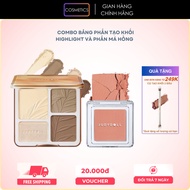 JUDYDOLL Combo Highlight Contour and Blush Powder