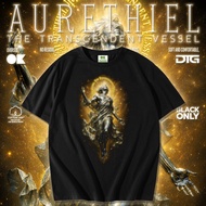 OK Apparel เสื้อยืดคอกลมแขนสั้น ลาย AURETHIEL Oversize Cotton ⚡️USAคุ้มสุด!⚡️