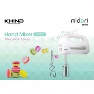 Khind HM300 Hand Mixer Handheld Cake Mixer Pengadun Tangan Mixer Kek 300W