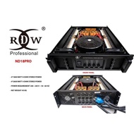 Power Amplifier RDW ND18PRO ND 18PRO ND 18 PRO Original 4 Channel