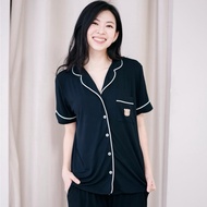 Lebear Adult Luxe Comfort Pyjamas in Black