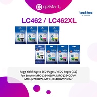 Brother LC-462 / LC-462XL Ink Cartridge for MFC-J2340DW MFC-J2740DW MFC-J3540DW MFC-J3940DW