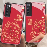 DMY case dragon huawei nova7 nova5i nova3i nova3 nova2 i nova11 nova10 nova9 nova8 nova7 I nova4 e y9 y7 y7a pro se prime 2019 lite tempered glass case