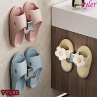 TYLER Shoe Drain Rack, Anti-corrosion Punch-free Slipper Holder Hook, Convenient Non-Perforated Space Saving Aluminium Alloy Slippers Storage Rack Household