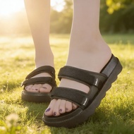 Korean Fitflop Summer muffin thick bottom causal slippers for women 2069