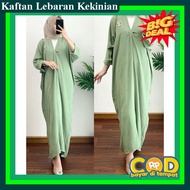 Gamies Gasmis Kafran Embroidery Kaftan ModernWanita Deres Dress Drwss Ied Raya Bj Bsju Naju Kaftsn M