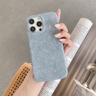 1pc Vintage Denim Inspired PU Leather Phone Case Compatible With IPhone 16, 16e, 15, 14 Plus, 11, 12