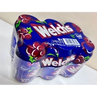 Welch's Sparkling Soda 355mlx6 (Korean Nongshim Sparkling Grape Juice 6s)
