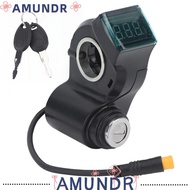 AMUNDR Electric Scooter Handlebar Switch Lock, ABS Waterproof Electric Scooter Switch Lock, Durable 