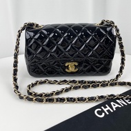 CHANEL香奈兒大mini漆皮  25開