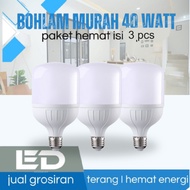 PACKAGE OF 3 PCS 40 WATT LED LIGHT BULB CAPSULE TUBE 40 WATT LED BULB