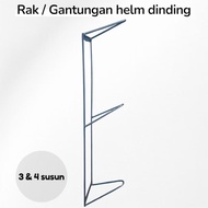 GANTUNGAN 3-tier & 4-tier helmet rack