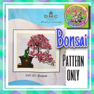 Bonsai cross stitch pattern / Pattern only DMC