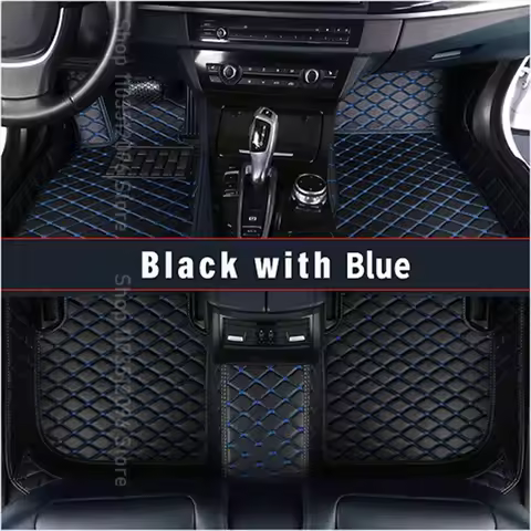Custom Car Floor Mat for BMW i3 i01 2013-2018 iX3 G08 2022 2023 i4 i3 Interior Details Accessories C