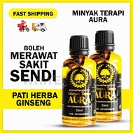 MINYAK TERAPI AURA HERBS DAN PATI GINSENG