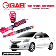 (TOYOTA VIOS NCP93)GAB SE PRO Series Adjustable Absorber High Low Bodyshift GAB Suspension Coilover