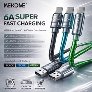 WEKOME WDC-203a | 6a Fast Charging Cable | USB-A To Type-C | Compatible With Android iPh 15,16,17 Ma