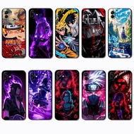 Soft black phone case for Samsung A03S A03 A04 A04E A04S A05 A05S A06 Naruto sasuke Anime Cover