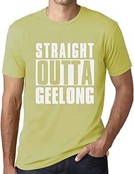 Men's Graphic T-Shirt Straight Outta Geelong Eco-Friendly Limited Edition Short Sleeve Tee-Shirt Vin