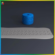 Mypink Clay Stamp Roller Geometric Flower Patterns Relief Rolling Tool Ceramic Clay Texture Wheel Cl