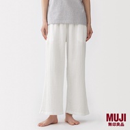 MUJI Ladies Crepe Gauze Long Pants S26