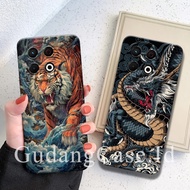 Tecno Spark 30 Pro 4G Softcase Flexible Rubber Casing Dragon Motif