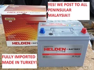 1 YR WARRANTY NS70 -HELDEN SILVER MAINTENANCE FREE CAR BATTERY