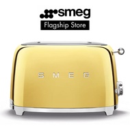 SMEG 2 Slice Toaster, 50’s Retro Style Aesthetic, Gold