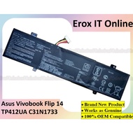 Asus Vivobook Flip 14 TP412 TP412F TP412U TP412UA TP412FA Series C31N1733 3ICP5/58/78 Laptop Battery