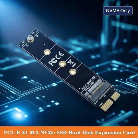 PCI-E X1 M.2 Key M NVMe SSD Hard Disk Expansion Card M.2 NVMe To PCIe Riser Card
