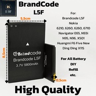 Baterai Batrai Batre HP Brandcode L5F Ori Ukuran 85 cm x 55 cm