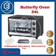 [ORIGINAL] Butterfly 34L Electric Baking Oven BEO-5238 with Rotisserie Convection HEAVY DUTY