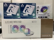 DeepCool LE240 WH V2 240mm Liquid CPU cooler/ ARCTIC P14 PWM PST 140mm PWM Fan with Cable splitter/ 