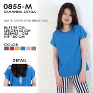 FASHION CHIFFON TOP BROKEN COMBINATION LD 98 CM FIT TO L MM 0855-M MISSMODE SVL