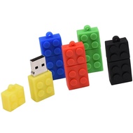 Toy Brick Flash Drive USB Flash Drive 4GB 8GB 16GB 32G 64GB 128GB Silica Gel Building Block Pendrive