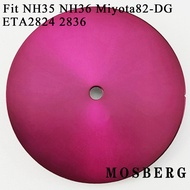 28.5mm Watch Dial For NH35 NH36 ETA2824 2836 Miyota 8215 8205 821A DG2813 3804 Black White Watches M
