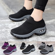Xiaoyulu【READY STOCK】Women Casual Sneakers Air Cushion Running Shoes Breathable Mesh Sports Shoes Si