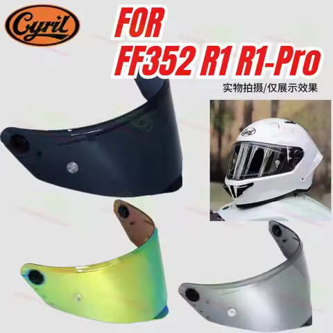 CYRIL FF352 R1 Pro Motorcycle Helmet Visors UV Blocking Lens CYRIL R1 Motorcycle Helmet Replacement 