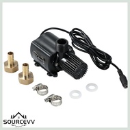 SOURCE Waterproof 12V Solar Pump Motor 800L H for Aquarium Fountain Fish for Tank