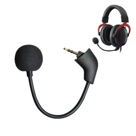 Suitable for HyperX Cloud 2/Cloud 1/ Cloud Silver/Cloud Core Microphone with Windscreen Foam Cover H